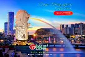 Tour tuần trăng mật Singapore (3 ngày 2 đêm) 7700000VNĐ