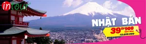 Tour Hà NỘi - Nhật Bản KYOTO - SHIGA - NAGOYA (4N3Đ) 18880000VNĐ