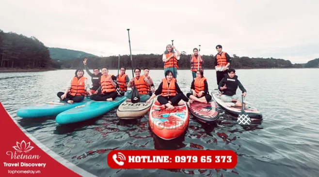 Tour Cắm Trại Hồ Tuyền Lâm Kết Hợp Chèo SUP Đà Lạt 2 Ngày 1 Đêm
